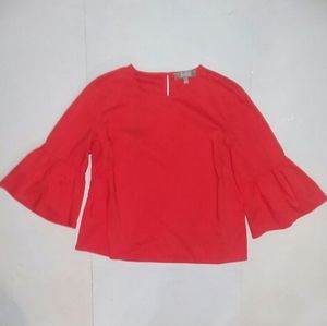 Vintage Orange Marled Top